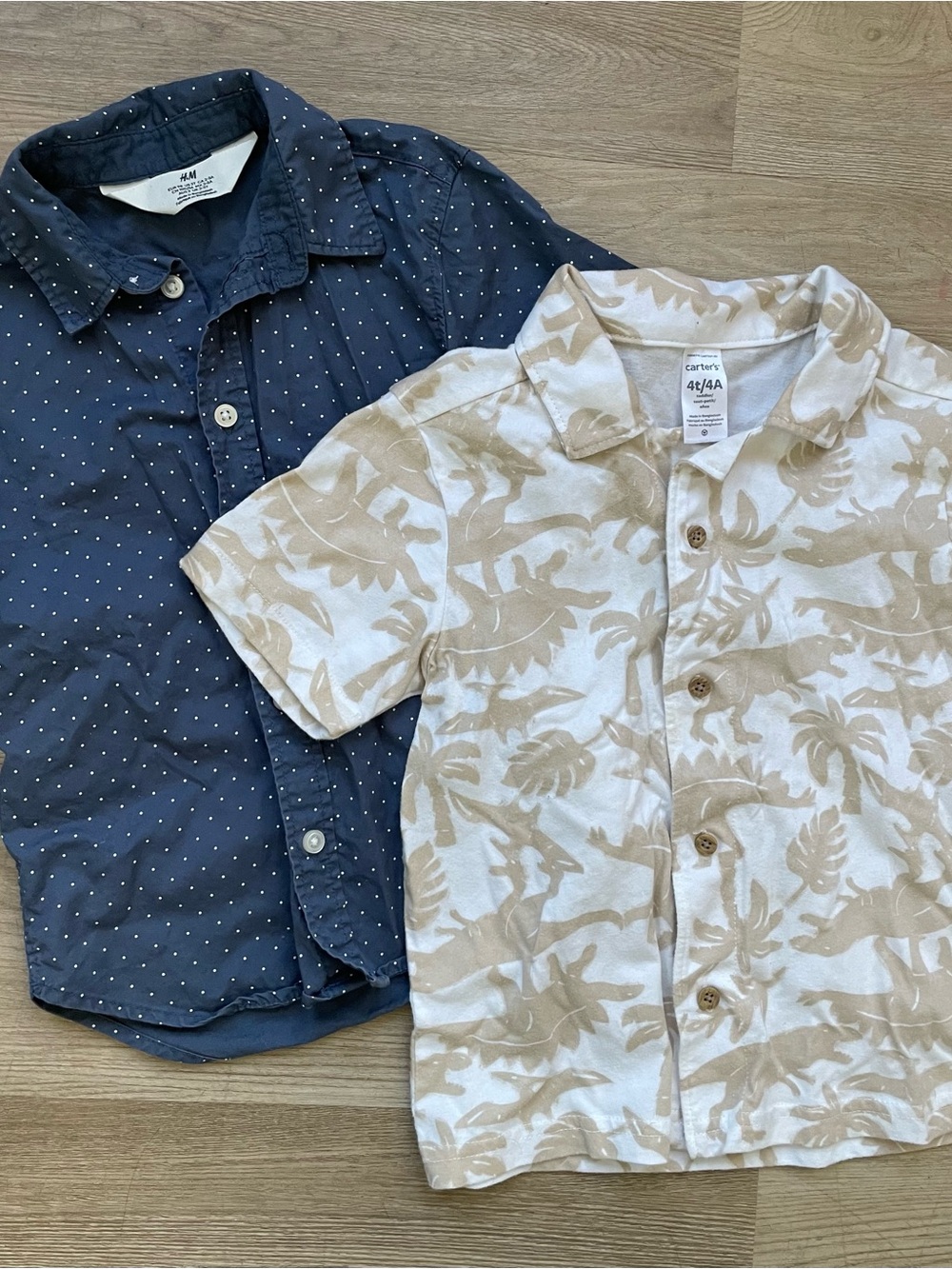 Boys 3T & 4T Button-up Shirt Set